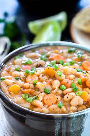 Add beans, water, ketchup, maple syrup, vinegar, mustard, salt and pepper. Instant Pot Vegan White Bean Soup With Video Ruchiskitchen