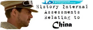 IBDP internal assessments relating to China