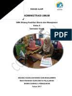 Materi kjd kelas 10 semester 1 & 2. Modul Administrasi Umum Oke Pdf