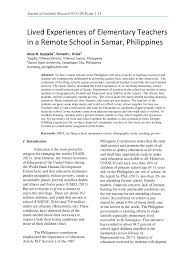 This growth also would provide the economic basis for china's continuing expansion of its military and technological capacities, and would allow its global economic footprint to set the global standard for new products, services. Pdf Lived Experiences Of Elementary Teachers In A Remote School In Samar Philippines