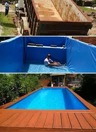 7 Diy Swimming Pool Ideas And Designs From Big Builds To Weekend Projects Home Tree Atlas Diy Swimming Pool Diy Pool Backyard Pool