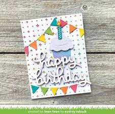 Check out the new birthday and anniversary cards for the new year! Lawn Fawn Intro Scripty Birthday Pop Up Hooray Pop Up Wish Big Lawn Fawn