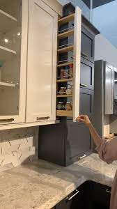 This furniture must be secured to the wall with the enclosed wall anchoring device. Vorratsschrank Und Ein Apothekerschrank Multifunctional Suitable To Fit In Kitchen Cupboard Wardrobe Kitchen Spice Racks Diy Kitchen Storage Kitchen Design