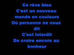 Aladdin Ce Reve Bleu Paroles Reve Bleu Aladdin Reve