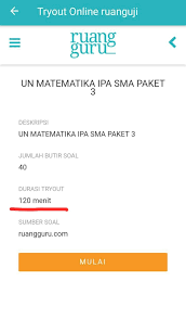 Jawaban try out ruang guru. Sensasi Tryout Ujian Semester Di Aplikasi Belajar Kumparan Com