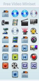 A Beautiful Video Themed Icon Set Comprised Of 30 Vector Icons Fashioned With Bright And Eye Catching But Still Sober Co Icon Online Accounting Software Video