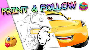 Pixar is at it again with its third addition to the cars movie family. Happy Smiley Kids Printable Coloring For Kids Cars Cruz Ramirez Coloring Pages Facebook