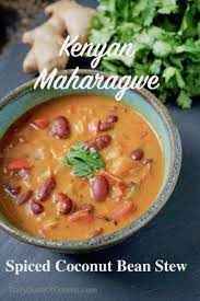 Kenyan Maharagwe Spiced Coconut Bean Soup Daily Dose Of Greens Recipe Kenyan Food Stuffed Peppers Bean Stew
