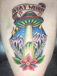 H & h tattooing & piercing. Alien Abduction Piece By Brian Kwan At Next Chapter Tattoo Clovis Nm Tattoos