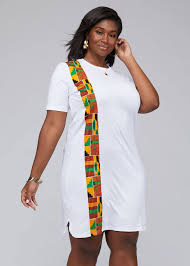 Mawa Women S African Print T Shirt Dress White D Iyanu Rock a killer printed tee dress from day to night with free tracked delivery on all orders. mawa women s african print t shirt dress white