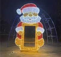 LED Christmas Lights String Lights Santa Claus Climbing ...