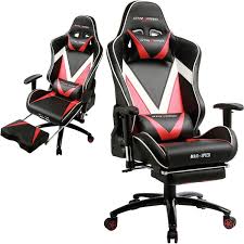 Gtracing Ergonomic Gaming Chair High Back Swivel Computer Office Chair Adjusting Headrest And Lumbar Support Gaming Chair Heavy Duty Beach Chairs Racing Chair