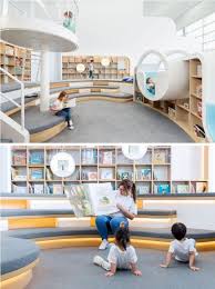 16 Play School Interior Design Ideas School Interior School Library Design Kindergarten Interior