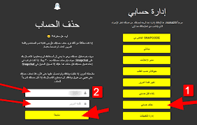 طريقة الغاء حساب سناب شات