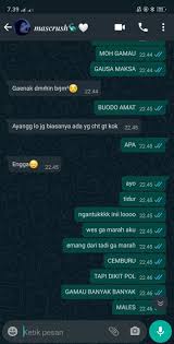  Pin Oleh Nawa Aulia Di M A S C R U S H Teks Romantis Teks Lucu Pesan Teks Lucu