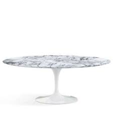 Tulip round artificial marble top dining table with copper base. Dining Tables Of The Brand Knoll The Biggest Stock In Europe Of Design Furniture