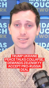 Trump's Ukraine “peace talks” have collapsed—he's now threatening to  abandon Ukraine entirely unless they surrender to Putin's demands. No  conditions for Russia, just ultimatums for Ukraine.