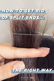 Here S How To Get Rid Of Split Ends According To A Pro Hair Com By L Oreal Split Ends Get Rid Of Split Ends How To Get Rid