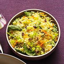 Mechoui lamb roasted in a spice rub served on rice; Couscous With Dates