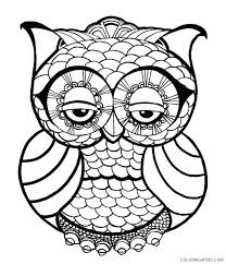 Free coloring pages for adults with dementia google search. Zen Adult Coloring Pages Zen Owl Easy For Adults Printable 2020 813 Coloring4free Coloring4free Com