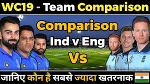 Ind vs eng 2021,2nd t20i : World Cup 2019 India Vs England Honest Team Comparison Youtube