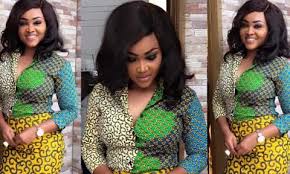 She recently shared this photo of herself rocking a jumpsuit with a pint of ankara to it. Mercy Aigbe Rocks In Various Ankara Styles
