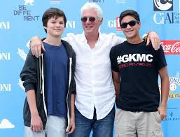 Richard gere cemented his role as hollywood heartthrob following his part in american gigolo and iconic movies such as pretty woman and an officer and a gentleman. Richard Gere Just Turned 71 Get To Know Three Of His Hansome Sons
