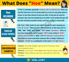 Hoe Meaning What Does Hoe Mean Fluent Land In 2020 Hoe Meaning Slang Words Learn English Vocabulary