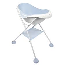 Convenient support for baby to help assist with bath time. Amazon Com Beaba Baby Bath And Changing Table Stand Camele O Compatible Foldable Can Be Dismantled Light Mist Baby