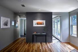 Whereas white wood flooring will make it look more modern/ minimalistic. 75 Beautiful Contemporary Living Room With Gray Walls Pictures Ideas March 2021 Houzz