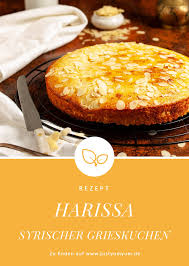 Harissa Arabischer Griesskuchen Rezept Just Yum Yum Rezept Bananenkuchen Rezepte Rezepte Griesskuchen