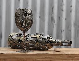 Dry with a clean rag. Unique Recycled Art From Discarded Keys And Coins Architecture Design