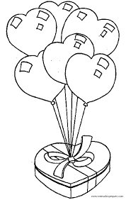Colorear San Valentin 14 Dia De Los Enamorados En 2020 Dibujos De Amistad Faciles Dibujos De Globos Dibujos De San Valentin