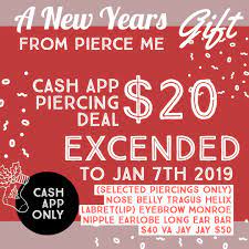 20 Piercing Cash App Exte New Year Gifts Piercing Body