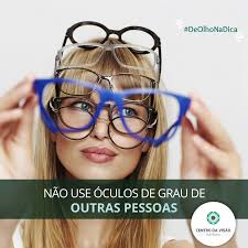 Nao Use Oculos De Grau De Outras Pessoas Centro Da Visao Itumbiara