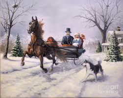 The bells on bobtail ring they make spirits bright what fun it is to ride and sing a sleighing song tonight. Dashing Through The Snow Ii Painting By Jeanne Newton Schoborg