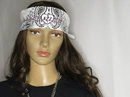 BAD AZZ BIKER " WHITE BANDANA"