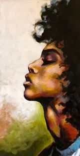 Artwork African Woman Art Black And White The Work Of Art Known As Natural Black Hair Female Art African Art Art