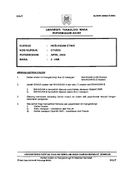 .you guys can have uitm past year paper at the respective address.glad to help anyone in need of this link. Soalan Past Year Paper Uitm Recipes Web M