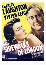 Amazon.com: Posterazzi Sidewalks Of London Vivien Leigh Charles Laughton  1938. Movie Masterprint Poster Print, (24 x 36): Posters & Prints