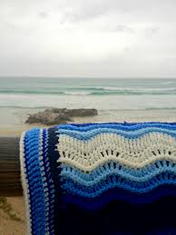 Wayfair.com has been visited by 1m+ users in the past month Atlantic Waves Ripple Blanket Ta Daaaah Crochetime