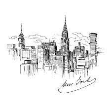 new york main illustration tiree de dessin urbain peinture coloriage clown