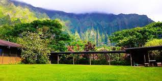 Within the past year, they placed signs at the entrance stating: Ho Omaluhia Botanical Garden Venue Kaneohe Price It Out