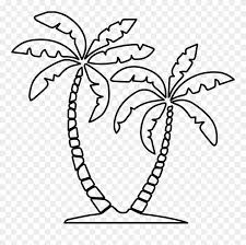 Island palm tree clipart black and white. Palms Palma Island Clipart 2803082 Pinclipart