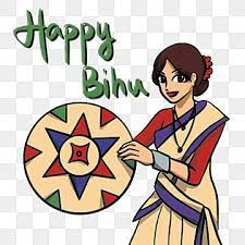 Happy Bihu Greeting Card In Cartoon And Anime Style Happy Bihu Greeting Png Transparent Clipart Image And Psd File For Free Download Anime Style Independence Day Greeting Cards Happy Holidays Greetings