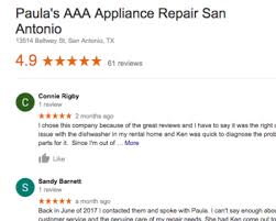 Maybe you would like to learn more about one of these? Appliance Repair San Antonio Tx Paula S Aaa Appliance Repair