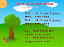 Lirik rahasia pohon cemara oleh exist. Lirik Lagu Anak Anak Naik Naik Ke Puncak Gunung Obebiku