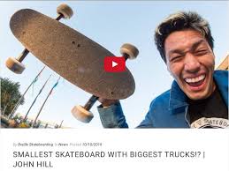 John hill is a professional skateboarder for revive skateboards, living and exploring every inch of new york city. Braille Skateboarding On Twitter Smallest Skateboard With Biggest Trucks John Hill Https T Co Bwtysqhze7