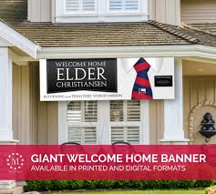 Giant Lds Missionary Welcome Home Banners For Elders And Sisters Welcome Home Banners Missionary Lds Lds