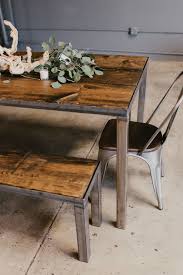 Brewery Warehouse Vintage Industrial Farmhouse Farm House Table Bench Metal Market Chairs Reception San Diego North Coun Rustic Table Table Rustic Dining Table